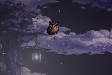 Owl scene from the untitled MÖTH experience